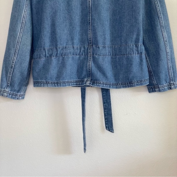 Madewell Southlake Denim Military Jacket Small - Picture 13 of 16